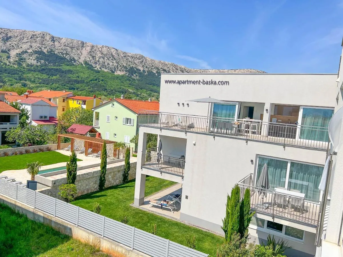 Apartment Baska, Exklusive Apartments Mit Poolarea In Baska, Krk - Kroatien location
